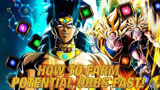 HOW TO FARM FAST & EASY HIDDEN POTENTIAL ORBS!! DBZ Dokkan Battle