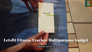 LETSFIT FITNESS TRACKER MULTIPURPOSE GADGET FULL UNBOXING AND REVIEW