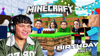 🔴 BIRTHDAY PARTY🎈 SAMBIL ADVENTURES DI KAWASAN BARU! - Minecraft Ramadhan☪ (Malaysia) #03