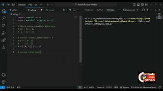 Creating state space object in python
