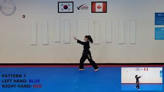 Taekwondo Pattern 7 Poomsae 태극7장