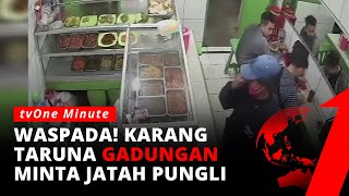 Warteg di Ciputat Jadi Korban Aksi Pungli Karang Taruna Gadungan | tvOne Minute