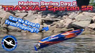 Will We Keep It From Flipping?  Traxxas Spartan SR Maiden Series Day 2: Battery Placement Adjustment