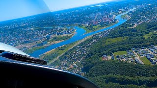 Skrydis virš Kauno  Flight over Kaunas Lithuania 2023