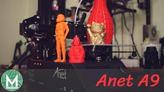 Anet A9 Unboxing and Review - Best Portable 3D printer 2018