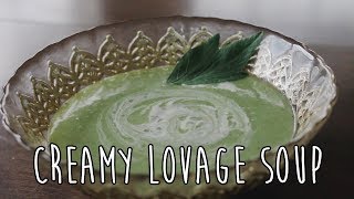 Creamy Lovage Soup