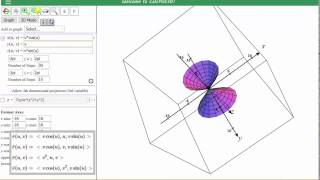 Graph Parameterized Surfaces using 3D Calc Plotter