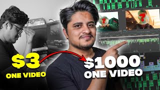 From $3.80 to $1000 Per Video | Struggles of a Freelance Video Editor | Aman Malik Editor