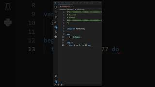 Loops | Tutorial | Pascal for beginners | #pascal