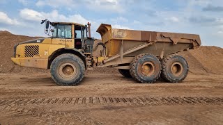 Volvo A40E ADT #Truck in Cab View #work