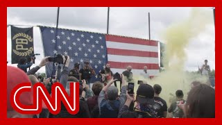 Watch what happened when CNN reporter went to Proud Boys rally