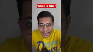 What is BNI? #bni #bniindia #business #businessindia #entrepreneurship #networking #bnindia .