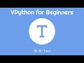 VPython for Beginners 38 - 3D Text