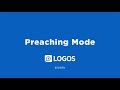 Preaching Mode | Tutorial | Logos 9