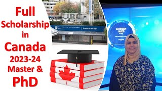 Step-by-Step Guide Canada Full Scholarship Masters PhD 2023