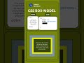 CSS BOX MODEL