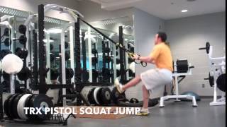 TRX Pistol Squat Jump: 3D Performance Training