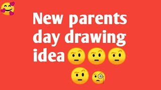 Parents day drawing.global parents day drawing. happy parents day drawing