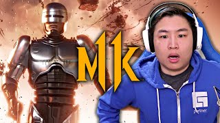 Mortal Kombat 11: Aftermath - Official Robocop, Fujin, & Sheeva Gameplay Trailer!! [REACTION]