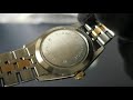 tudor prince day date white dial roman index 18k steel automatic watch ref.76213 function testing