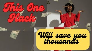 This ONE hack could save you THOUSANDS 💵💰