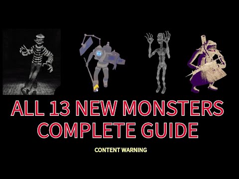 Content Warning Full Guide – All 13 NEW Monsters Explained