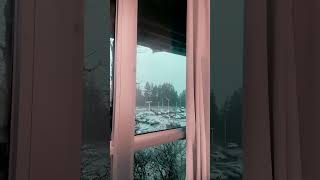 Capilano University 2023 | Window view from class #Vancouver #Surrey #CapilanoU #Raining #shorts