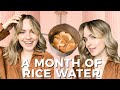 My hair is THRIVING - Rice Water Treatment - Kayley Melissa