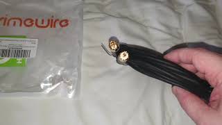 Primewire 2 RCA Phono to 3.5mm Stereo Jack Cable 5m - Y Audio Splitter upgrade sound is much better