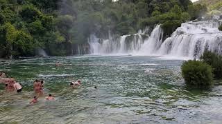 Watervallen in Nationale Park Krka