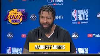 Markieff Morris Post Game Interview: Lakers Win 17th NBA Championship | Defeat Heat 2020 NBA Finals