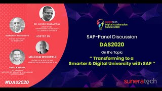 Transforming to a Smarter \u0026 Digital University with SAP | Panel Discussion | SuneraTech