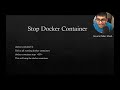 installing python on docker Container | how to Stop container' #5