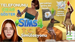 TC simülasyonunda öğrenci hayatı ❗ Bölüm 1 - Telefonunu çıkar ⚠️The Sims 4 oynuy