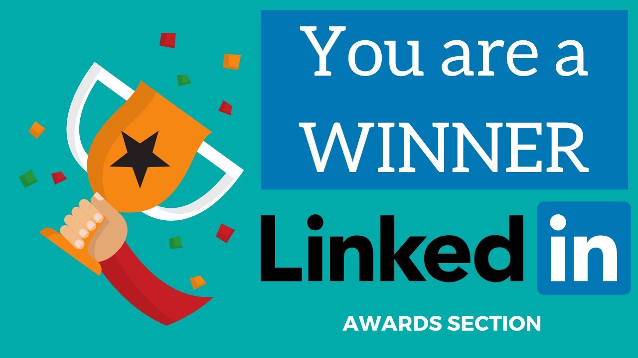 How To Add Honors And Awards To Your LinkedIn Profile - YouTube