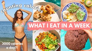 What I Eat In A Week to stay fit (I tracked my calories for a week)