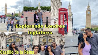 Explorando londres Inglaterra 🏴󠁧󠁢󠁥󠁮󠁧󠁿 fuimos al Castillo🏰de la Reina Isabel💕Big Ben/ London