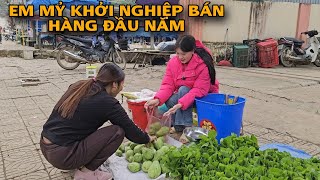 Em Mỷ Khởi Nghiệp Bán Hàng Đầu Năm - Món Ngô Luộc Bán Chạy Nhất | Em Mỷ TV