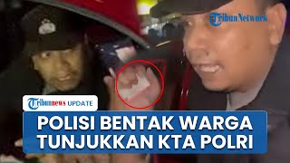 Reaksi Panik Oknum Polisi saat Tertangkap Basah Peras Sejoli di Semarang, Mata Melotot Bentak Warga