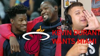 Kevin Durant Requests Trade and Wants To Be On Miami Heat