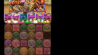 【パズドラ】第28回チャレンジダンジョンLv9［ノーコン］　究極曲芸士