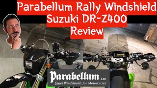 Suzuki DRZ400SM | PARABELLUM Rally Motorcycle WINDSHIELD [Review]