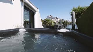 Bungalow met Whirlpool in Aquaronde Lemmer. Geniet van een vakantie aan het water.