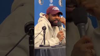 Kyrie Irving on fans since the Luka trade:cycle of emotions, hate, anger, grieving and passion