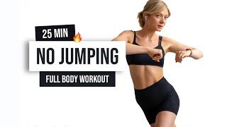 DAY 12 Back to Basics - 25 MIN NO JUMPING Workout - Bodyweight Only, Low Impact & Beginner Friendly