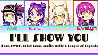 NIGHTCORE ~ I'LL SHOW YOU (LYRICS VIDEO ) TWICE, BOOM and Annika Wells