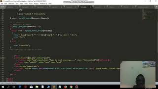 Creating a web chat application using mysql and php