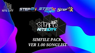 StepF2/StepP1/StepPrime/StepPXX PIU NITECITY Simfiles V.1.00 Songlist