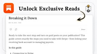 How to create subscriber only posts on Substack