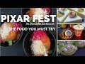 Pixar Fest at Disneyland Resort The Food You Must Try